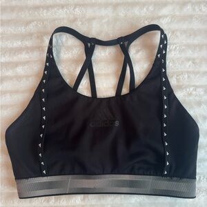 Adidas Black Strappy Sports Bra